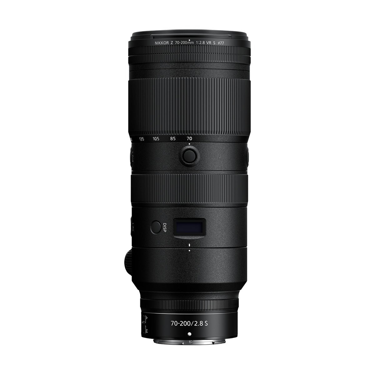 Refurbished NIKKOR Z 70-200mm f/2.8 VR S top angle 2