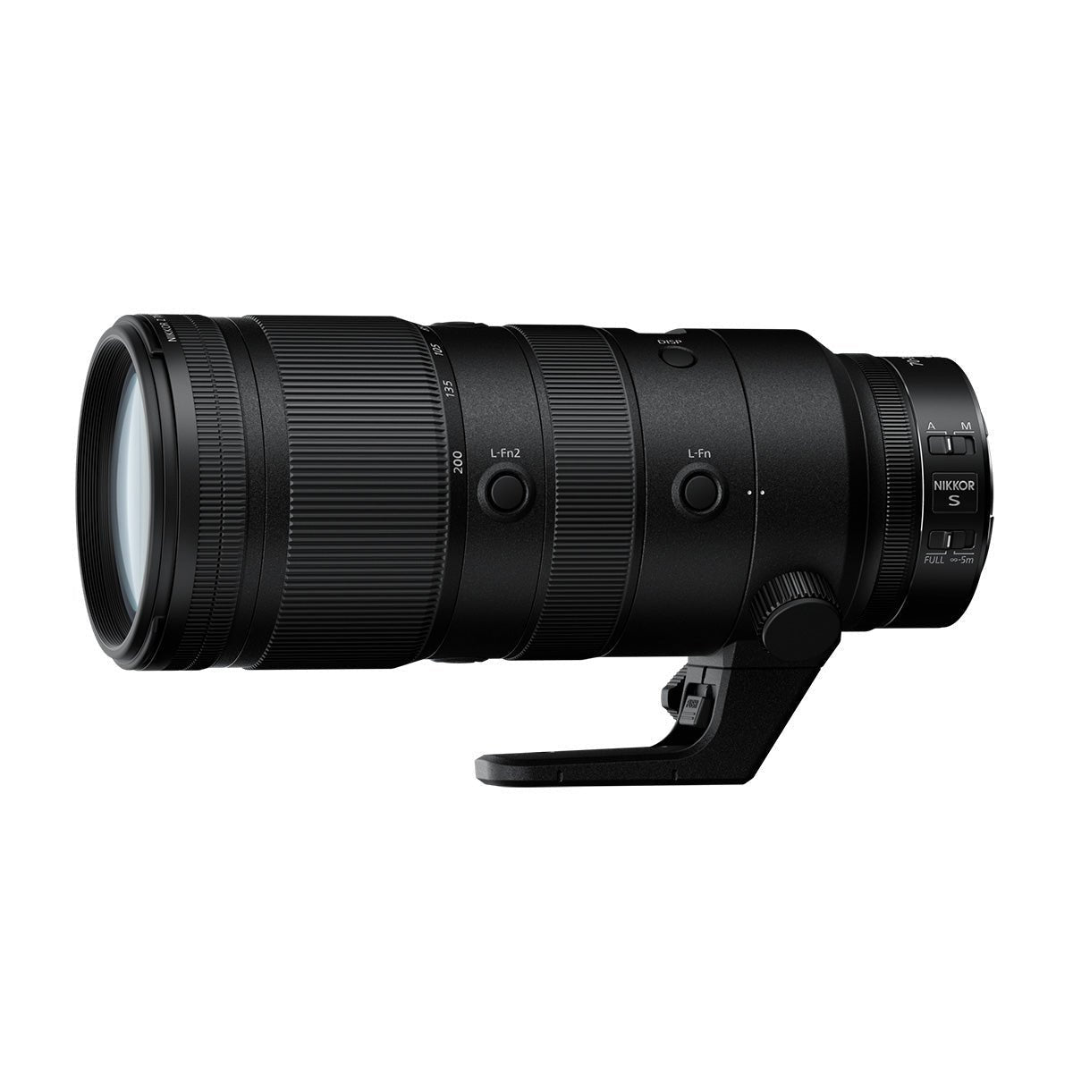 Refurbished NIKKOR Z 70-200mm f/2.8 VR S side angle