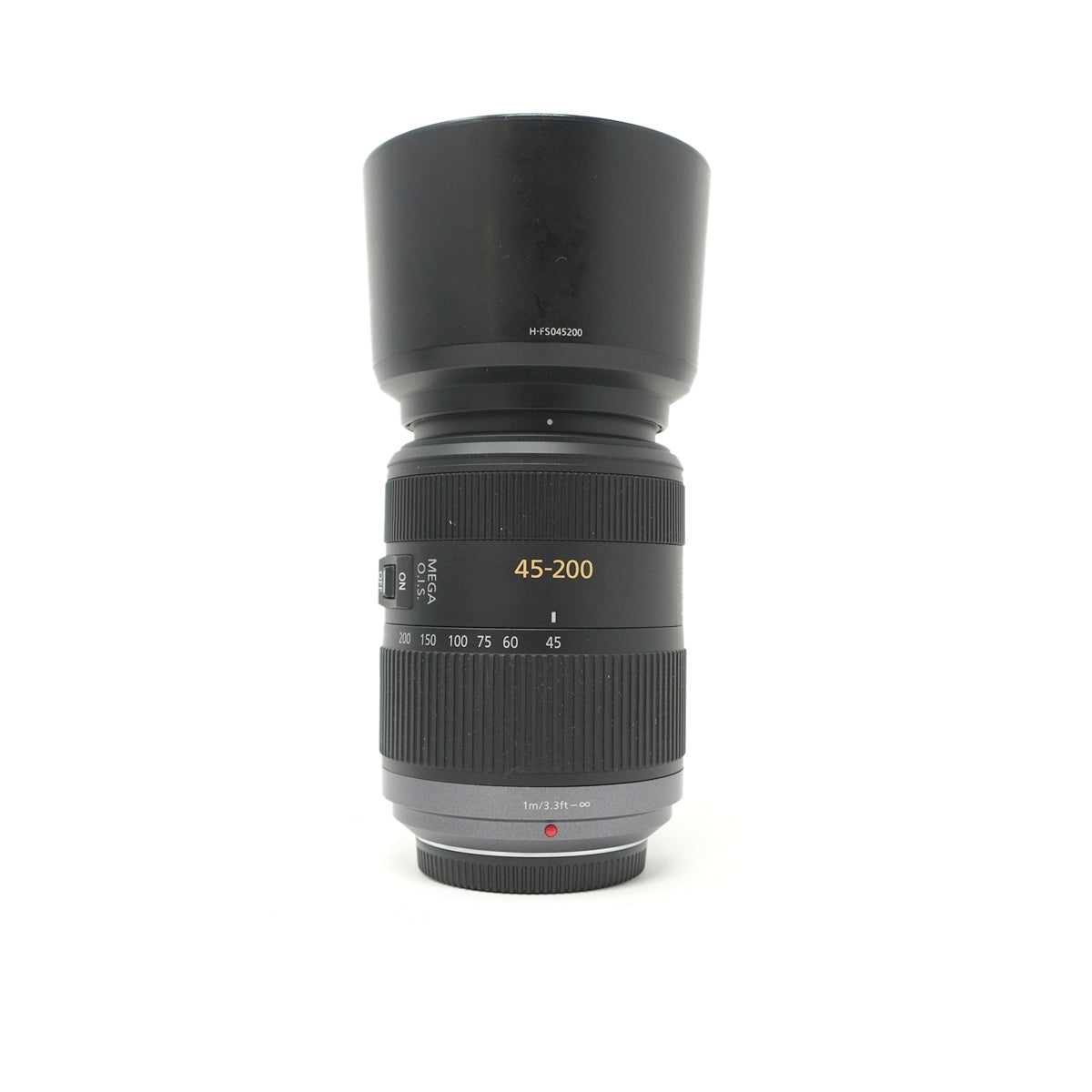 Used Panasonic G Vario 45-200mm F/4.5-5.6 Mega OIS Lens (Hood SH41583)