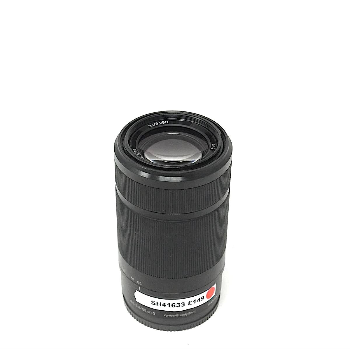 Used Sony E  55-210mm F4.5/6.3 OSS lens in Sony E-Mount (Hood SH41633)