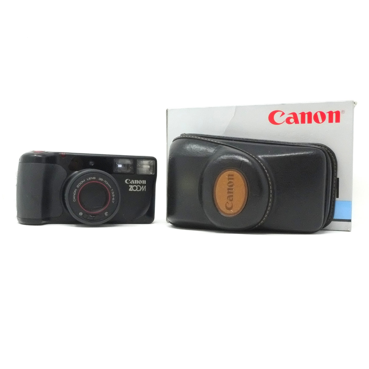 Used Classic Canon Sureshot Zoom film camera (Boxed SH41718)