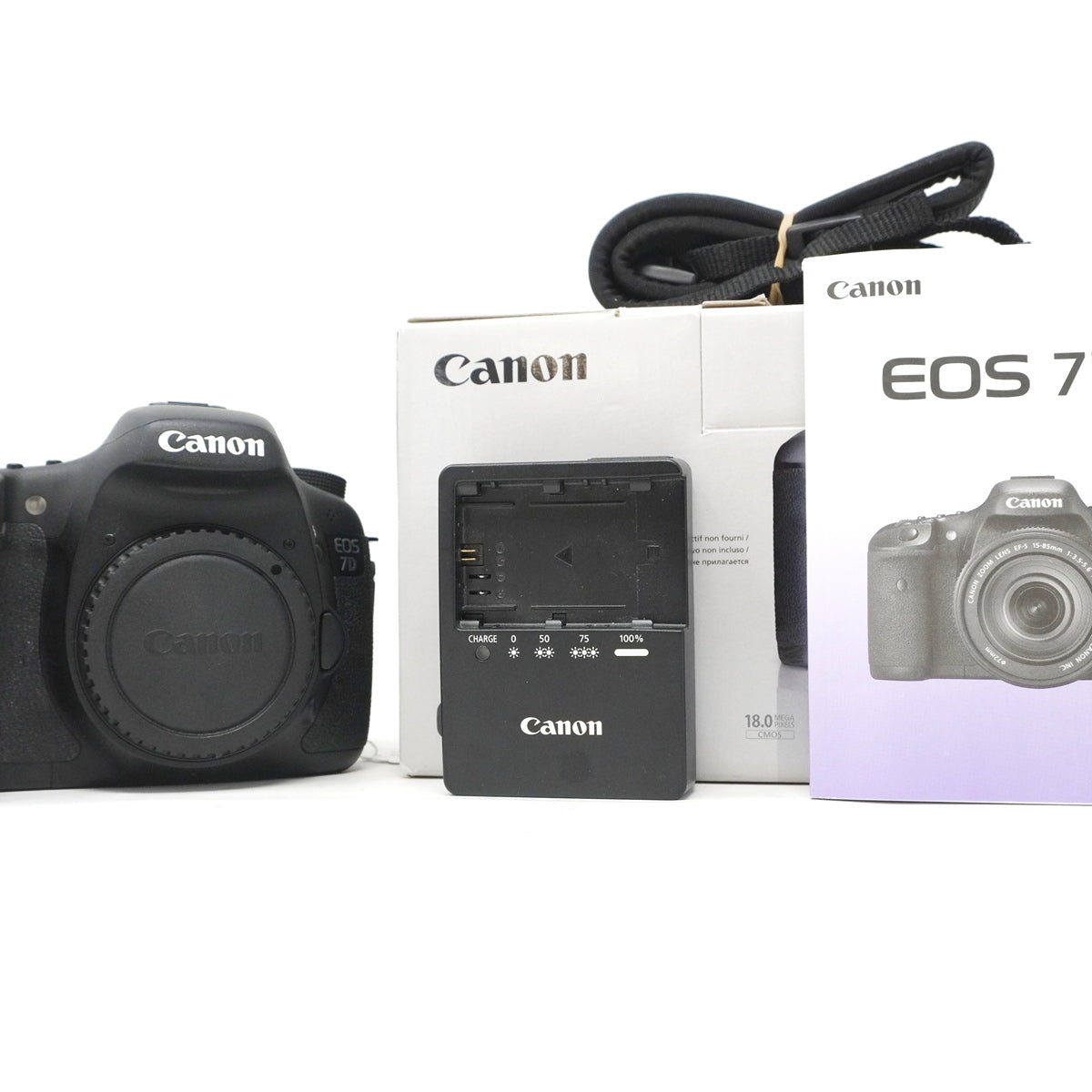 Used Canon EOS 7D DSLR camnera (Boxed SH41832)