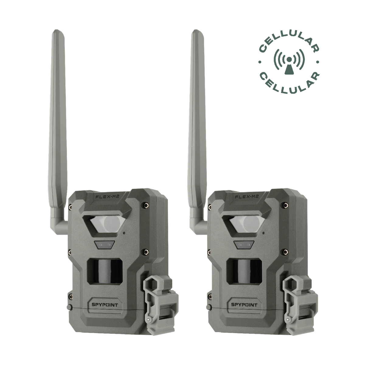 Spypoint FLEX-M2 Cellular Trail Cameras - Twin Pack