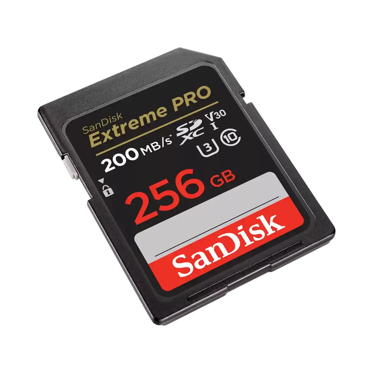 SanDisk 256GB Extreme Pro SDXC Class 10 UHS-I Card 200 MB/s, 90 MB/s