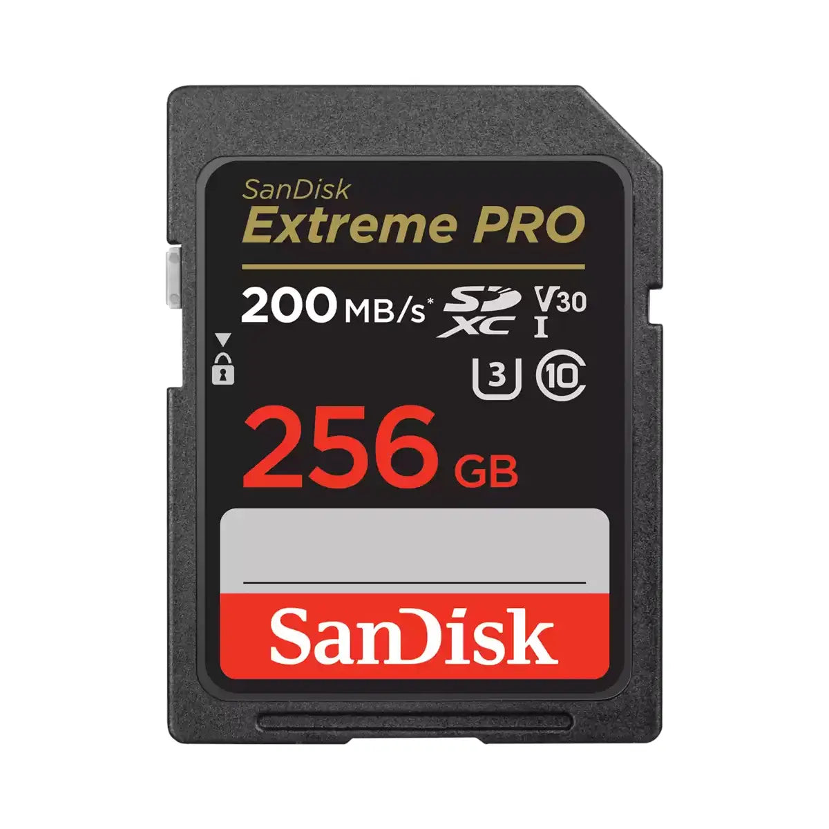SanDisk 256GB Extreme Pro SDXC Class 10 UHS-I Card 200 MB/s, 90 MB/s