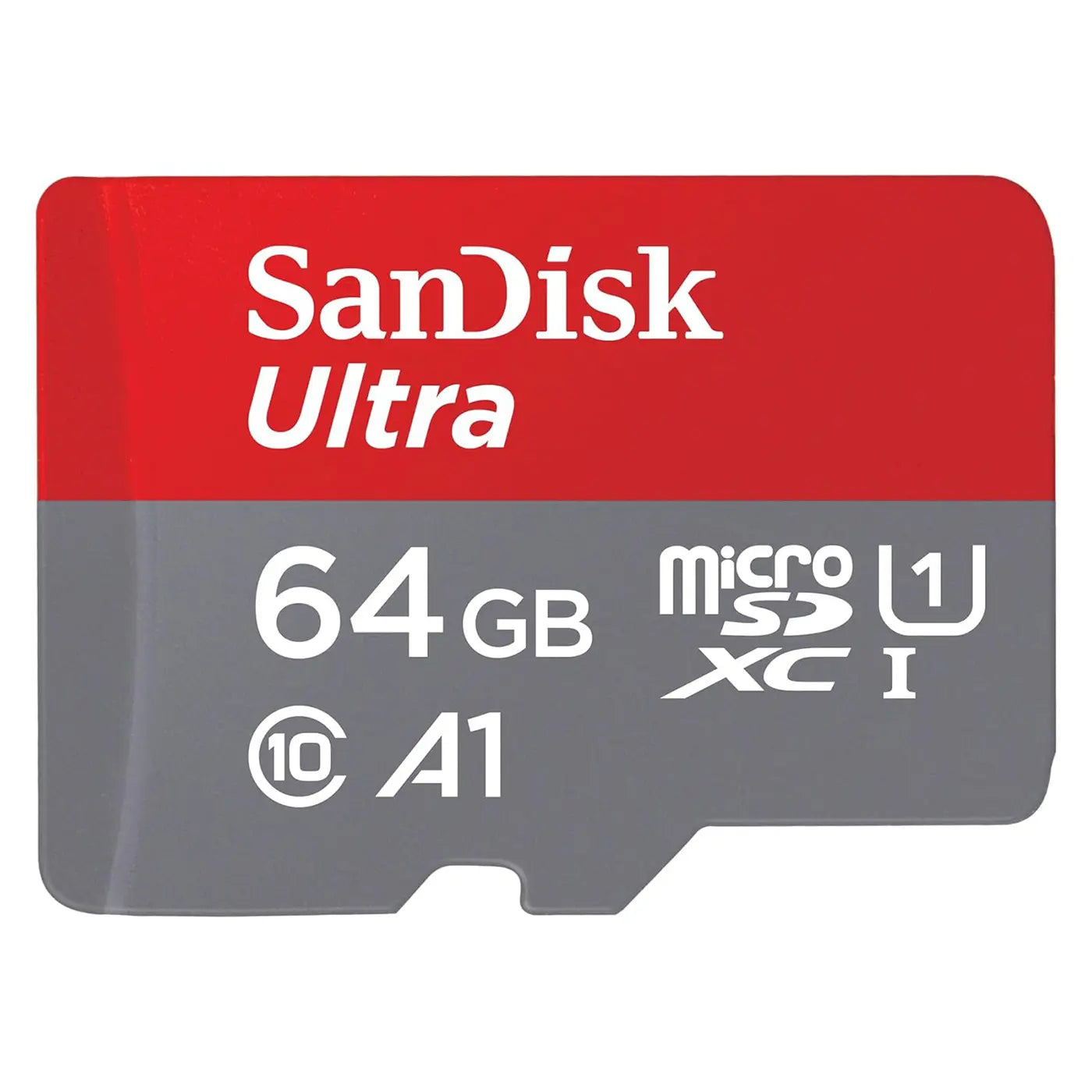 SanDisk Ultra 64GB MicroSDXC Card Class 10 UHS-I 140 MB/s Class 1 (U1)