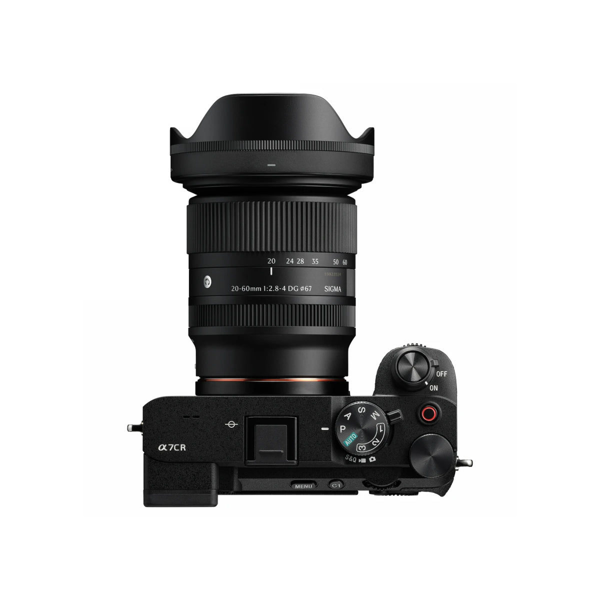 Sony Alpha 7C-R mirrorless camera body with a 20-60mm f/2.8 DC G.