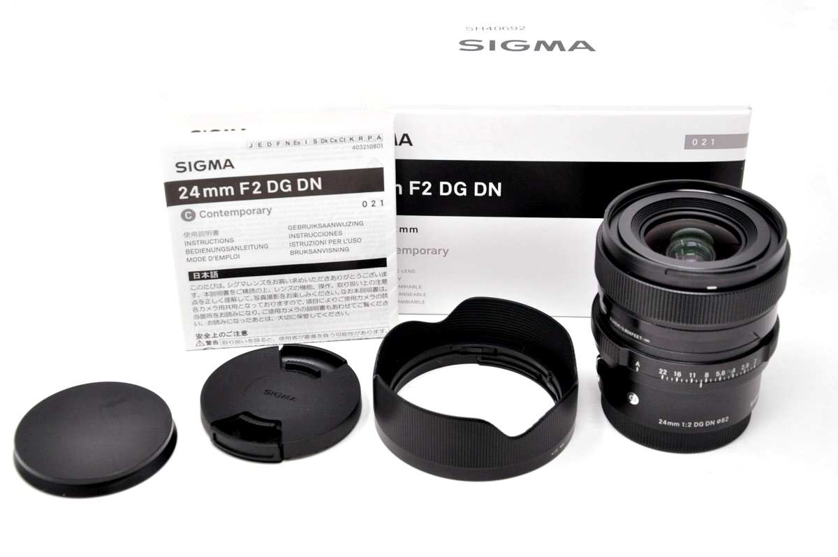 Used Sigma 24mm F2 DG DN prime lens for Sony E-Mount (Boxed SH40692)