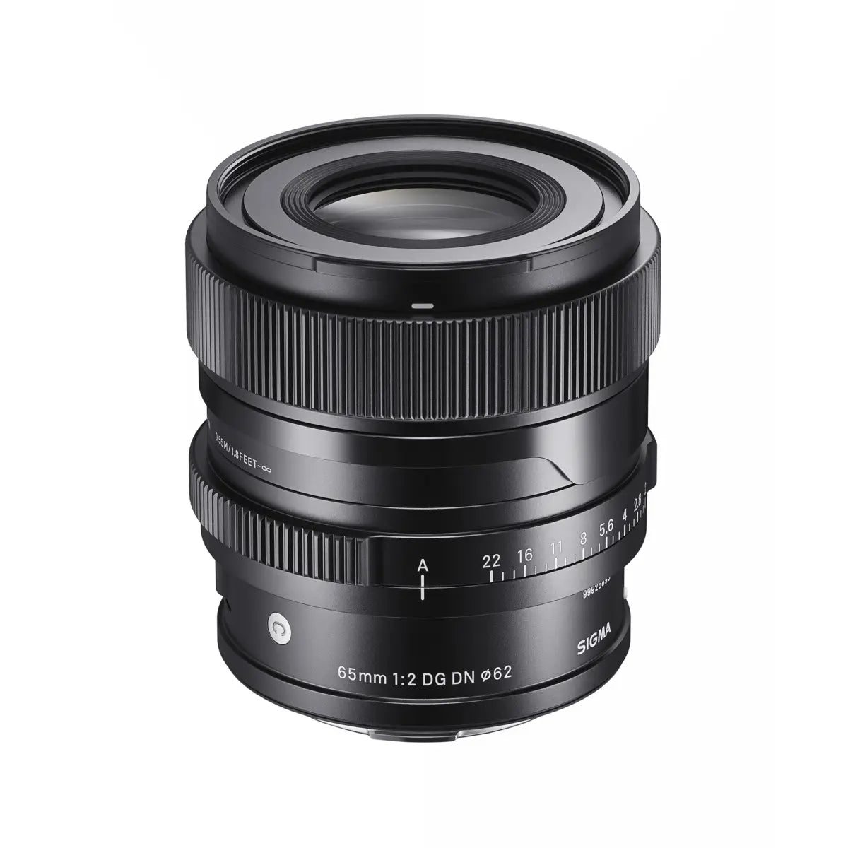 Sigma AF 65mm F/2 DG I Contemporary Lens - L Mount top front
