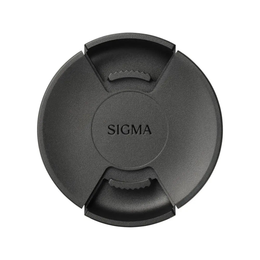 Sigma lens cap on a white background