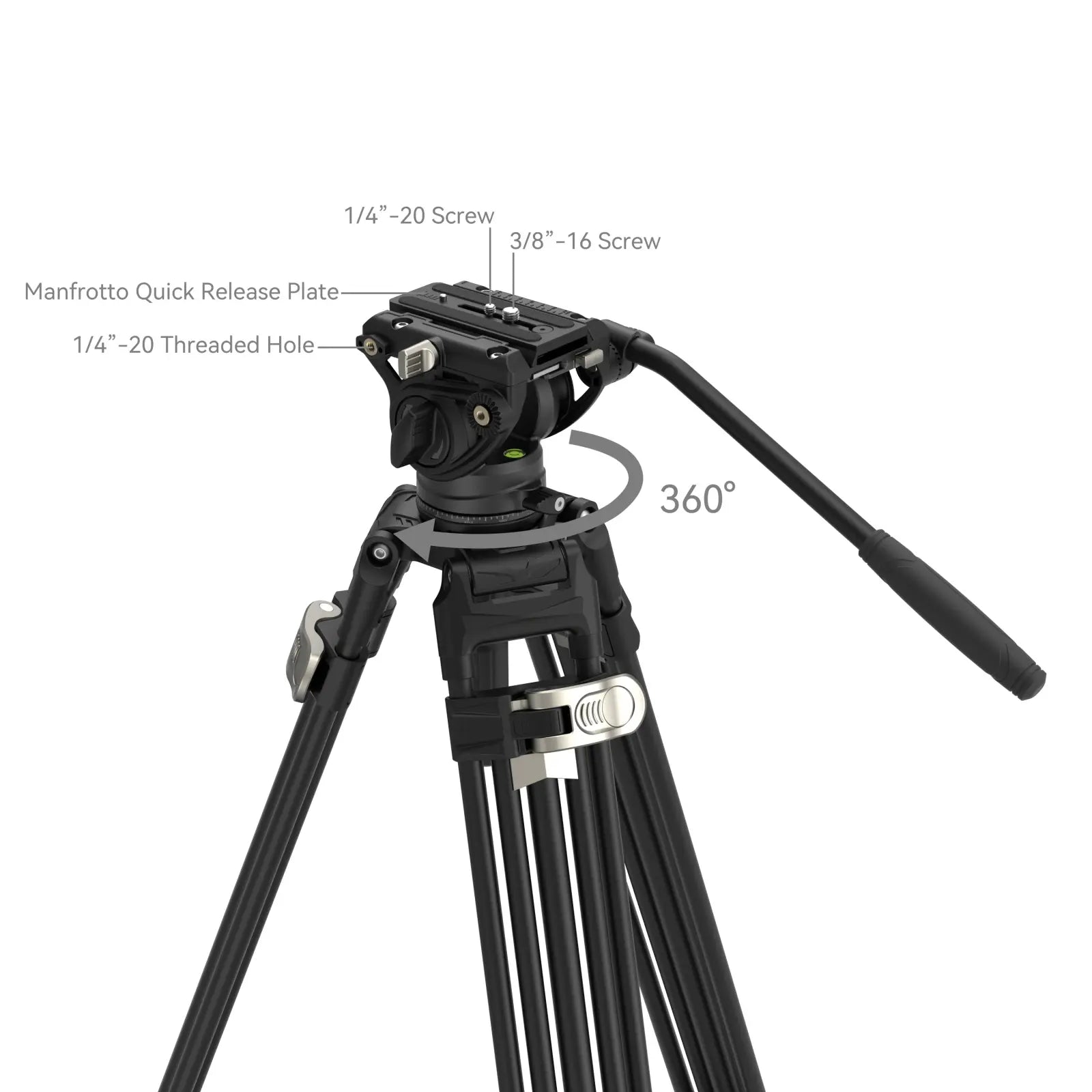 SmallRig FreeBlazer Heavy-Duty Aluminum Alloy Tripod Kit AD-80