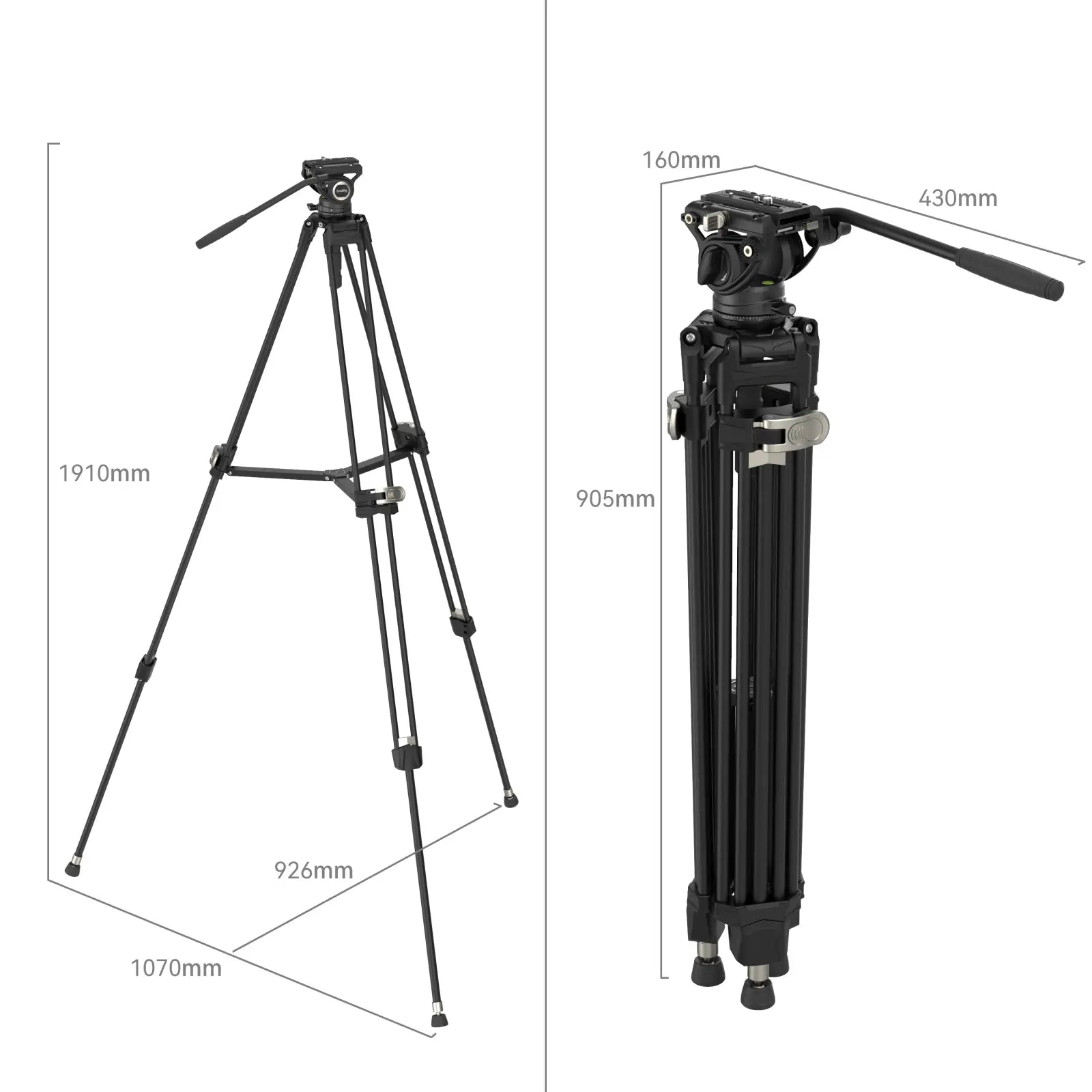 SmallRig FreeBlazer Heavy-Duty Aluminum Alloy Tripod Kit AD-80