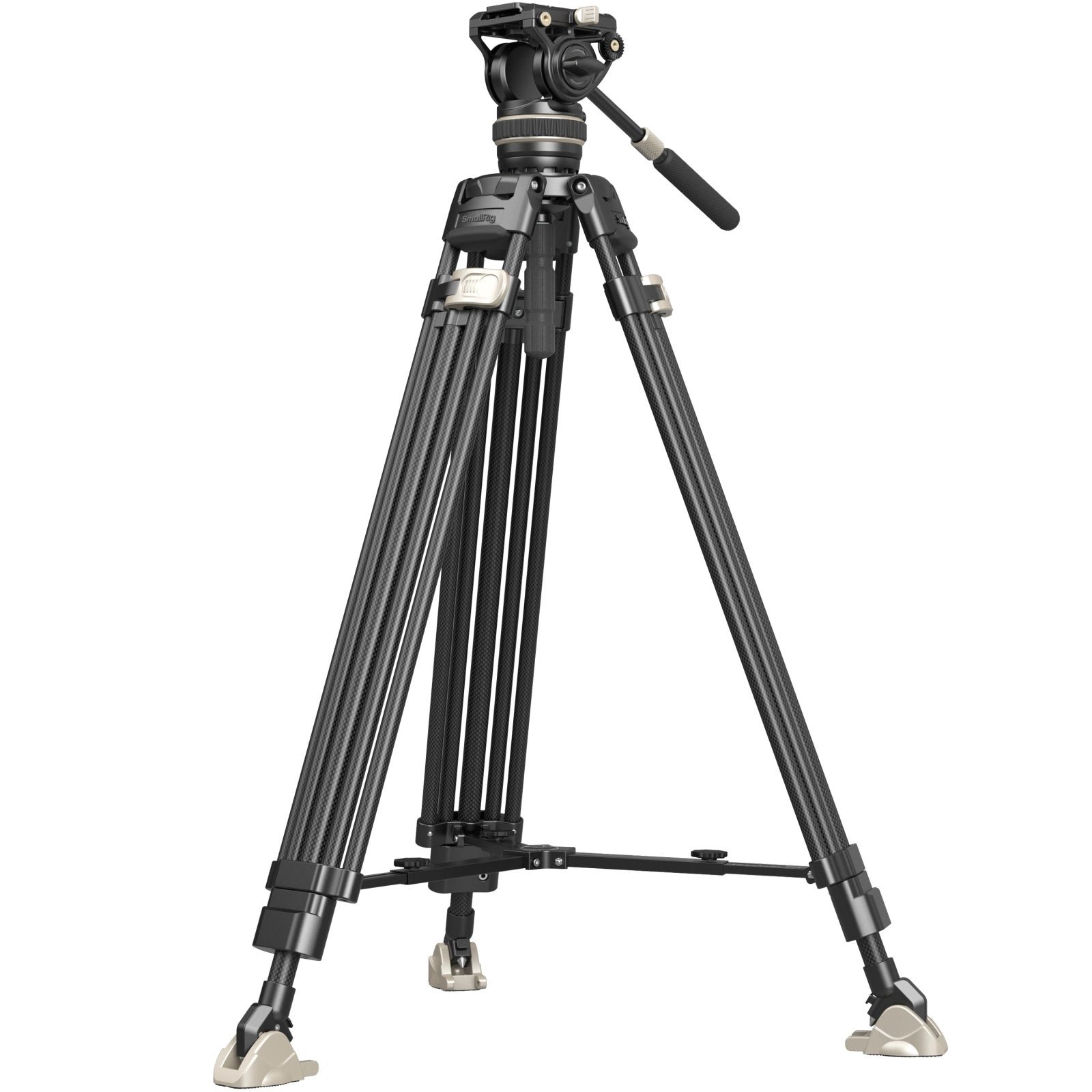 SmallRig 3989 Heavy-Duty Carbon Fiber Tripod Kit side angle