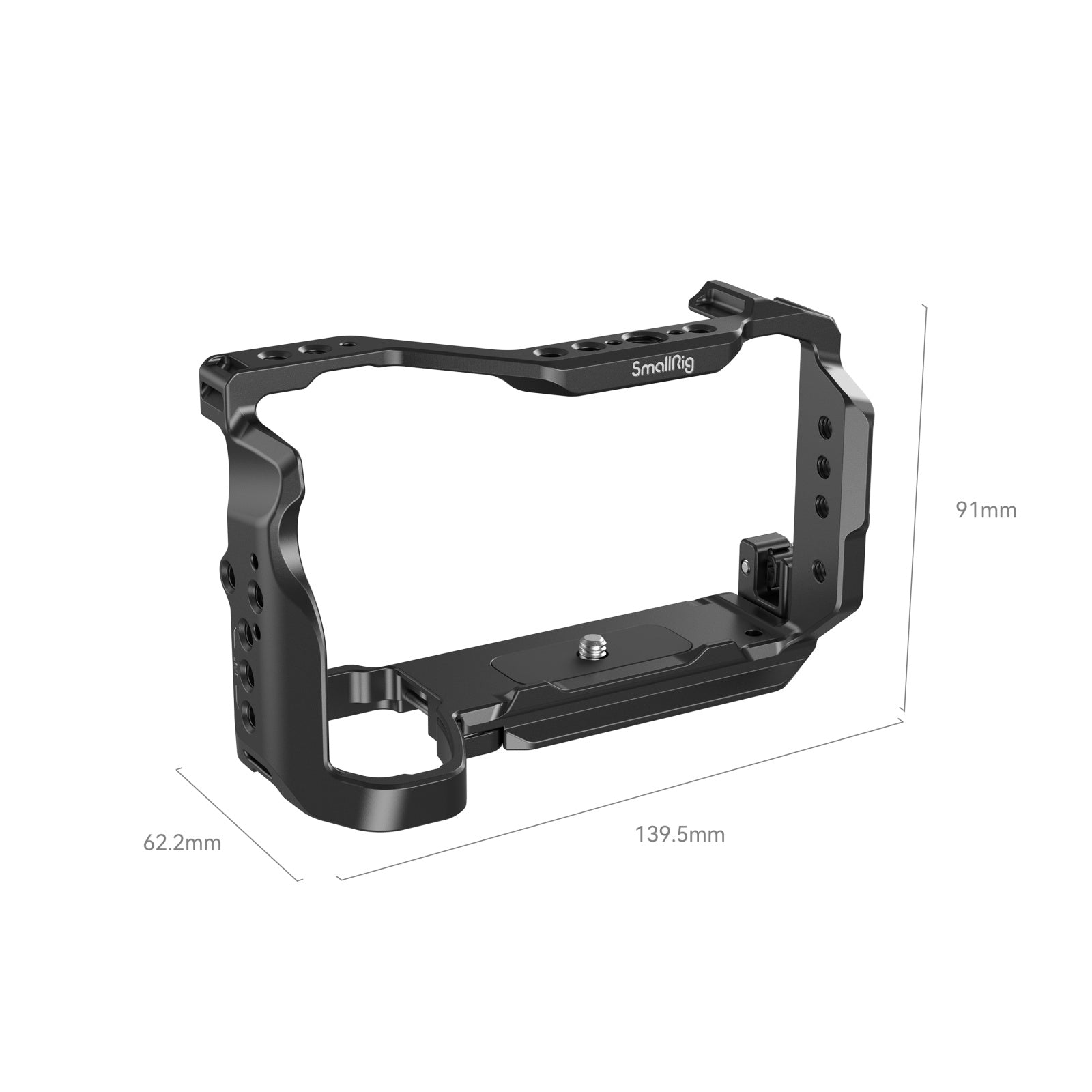 SmallRig Cage Kit for Sony Alpha 6700 4336 product photo with product dimensions