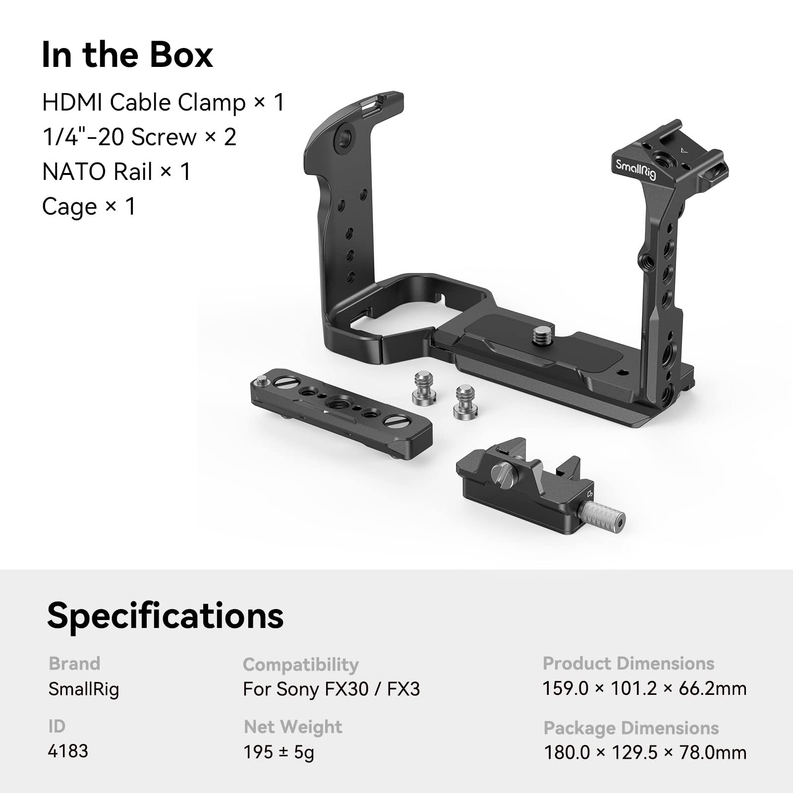 SmallRig Cage for Sony FX3 / FX30