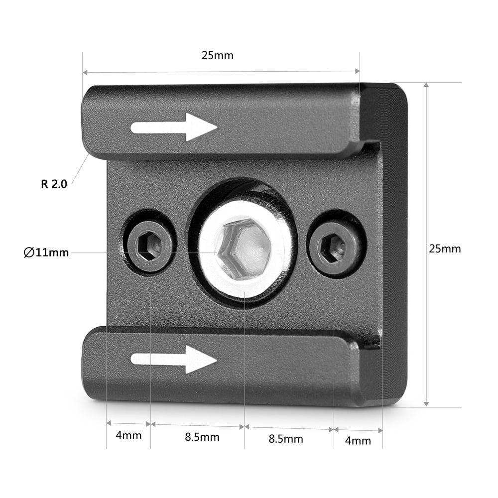 SmallRig Cold Shoe (2pcs Pack)