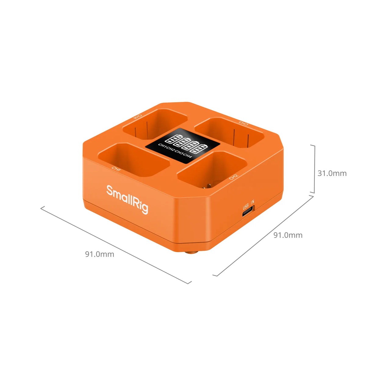 SmallRig Four-Channel Camera Battery Charger for Sony NP-FW50 Batteries