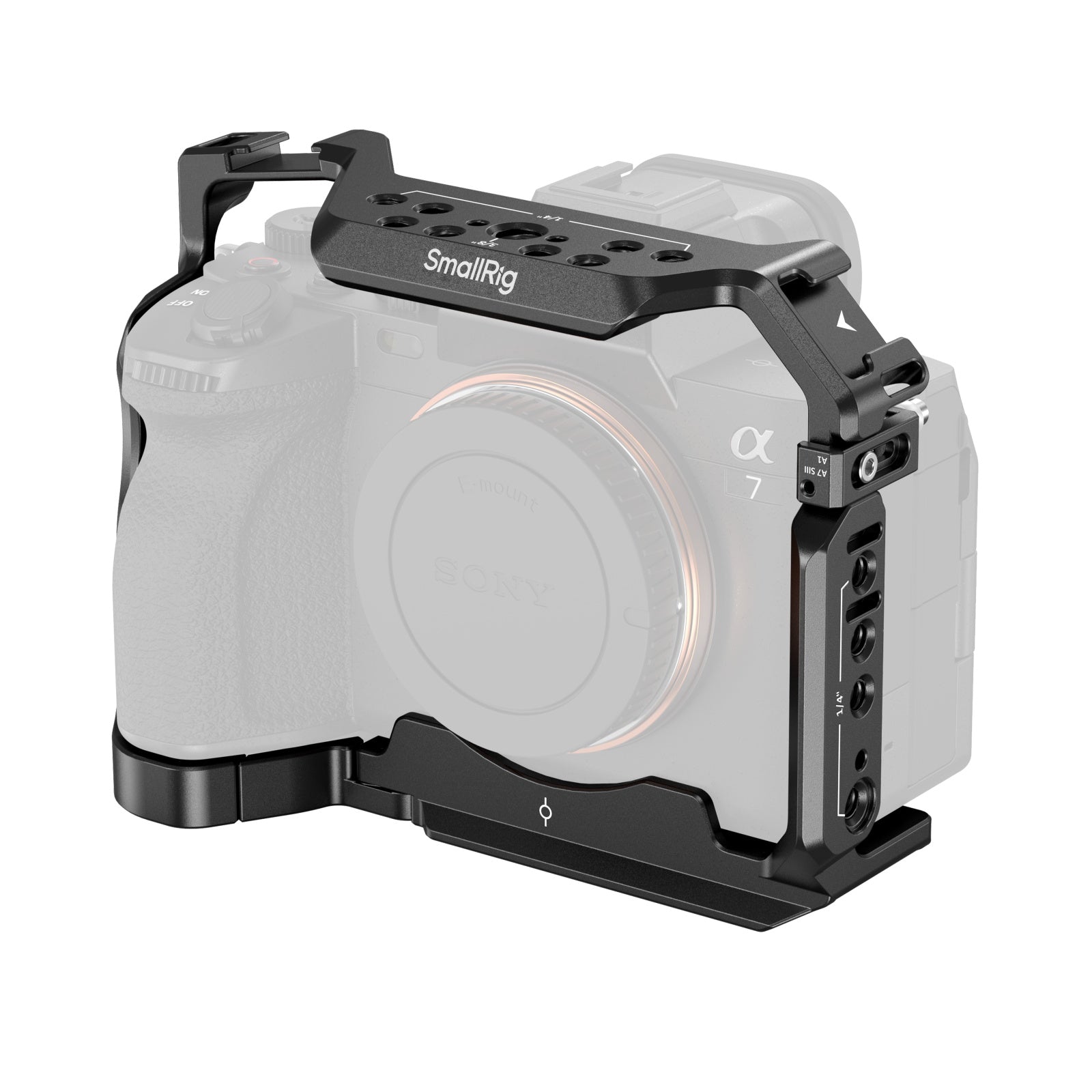 SmallRig Full Cage for Sony Alpha 7R V/Alpha 7 IV/Alpha 7S III/Alpha 1/Alpha 7R IV 3667b product photo