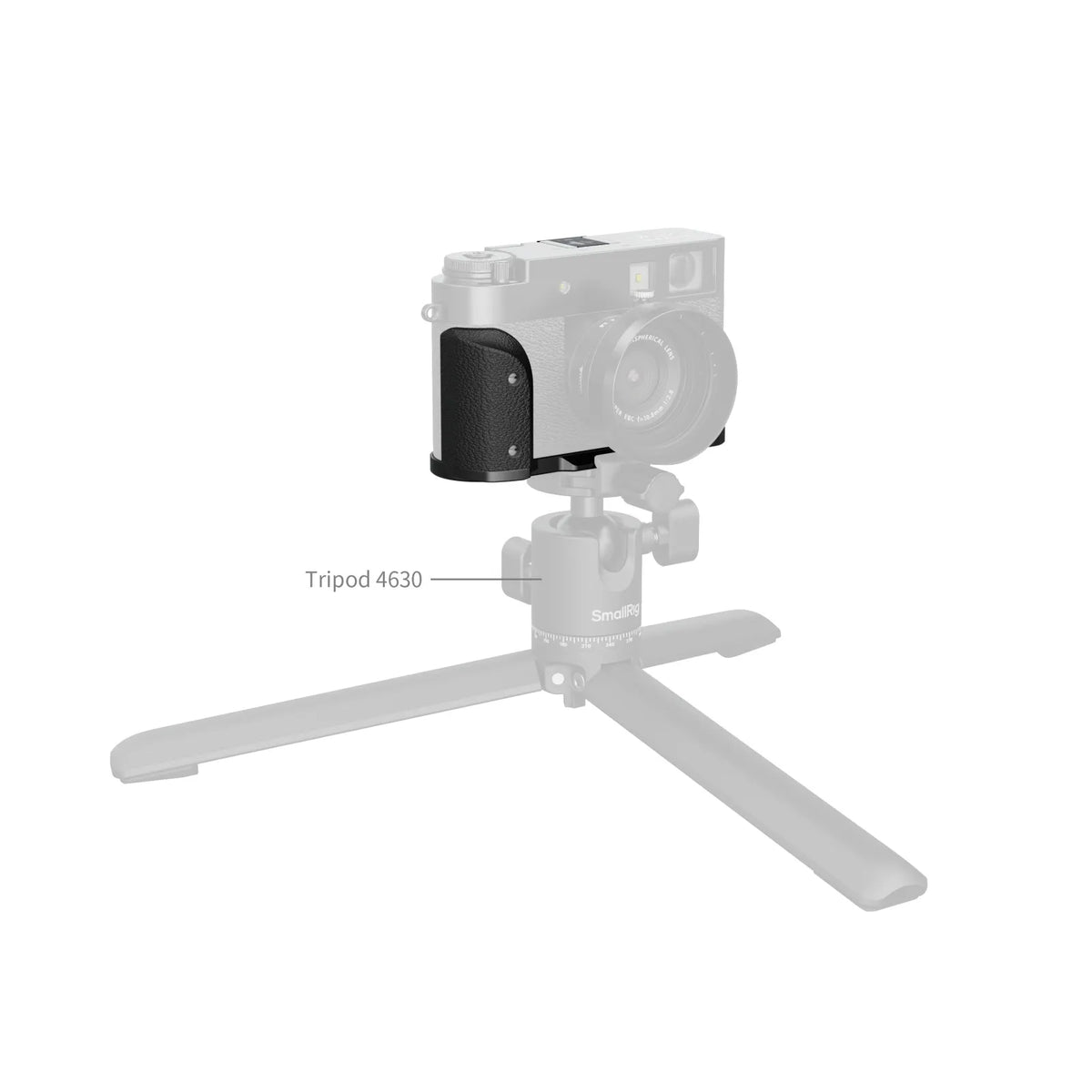 SmallRig L-Shaped Mount Plate with Silicone Handle for FUJIFILM X half (Black) 5332