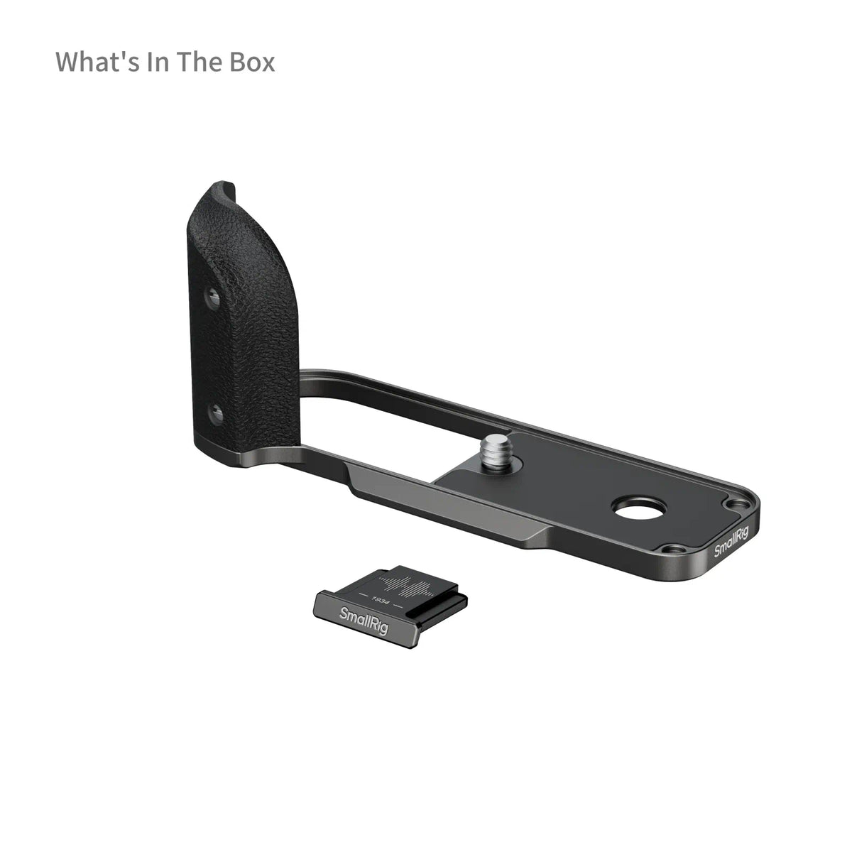 SmallRig L-Shaped Mount Plate with Silicone Handle for FUJIFILM X half (Charcoal Silver) 5217