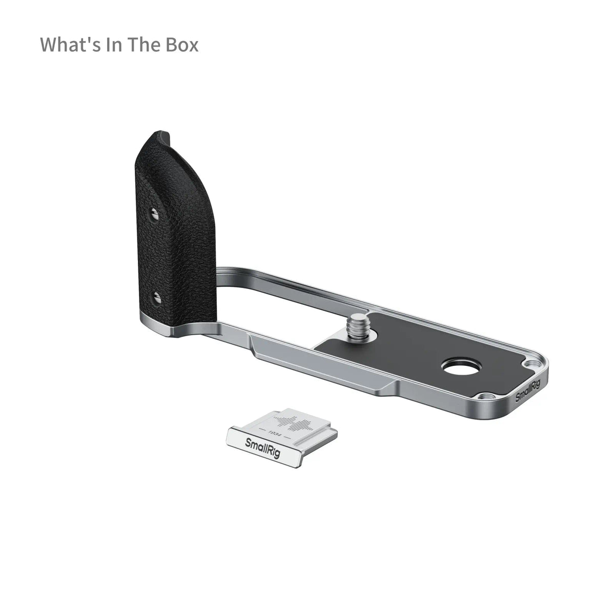 SmallRig L-Shaped Mount Plate with Silicone Handle for FUJIFILM X half (Silver) 5216