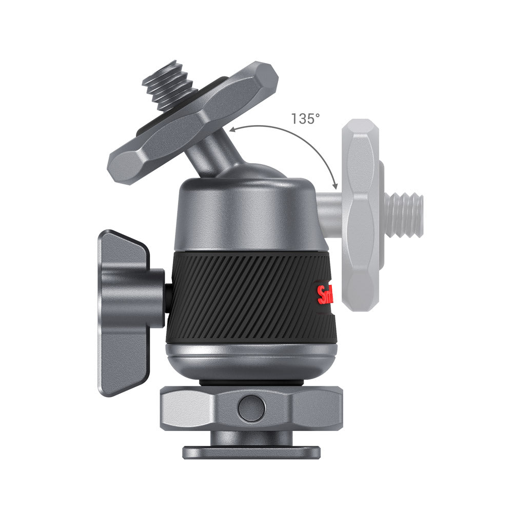 SmallRig Mini Ball-Head Kit With Removable Cold Shoe (2 pcs) 2948B product photo of product actions