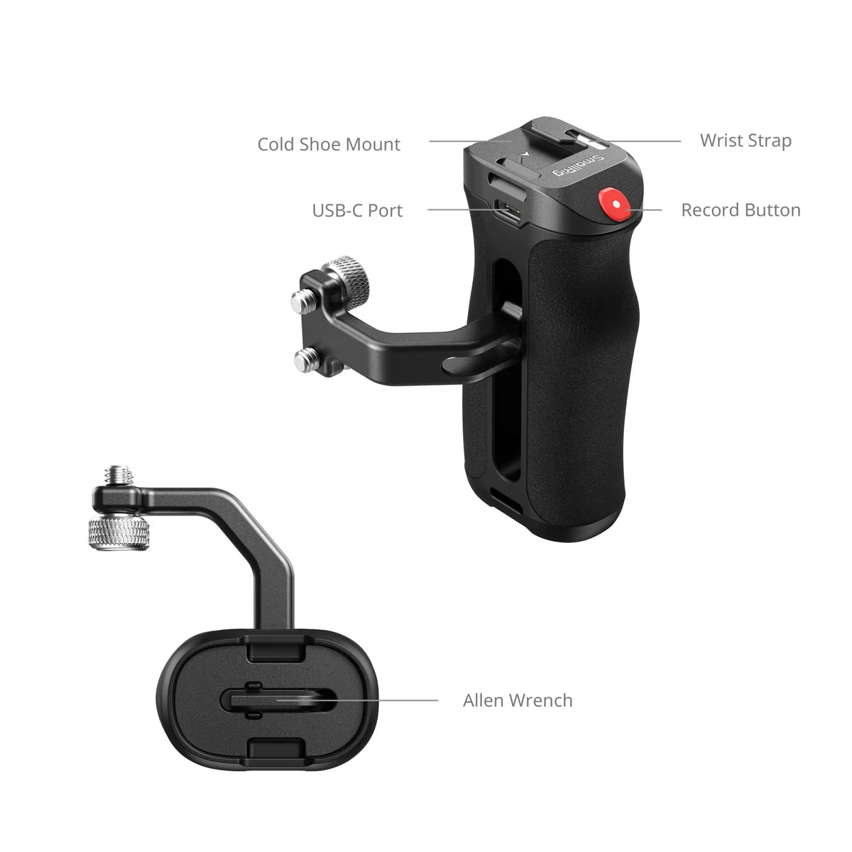 SmallRig Side Handle with Rec Trigger (1/4"-20 Screws) 4928