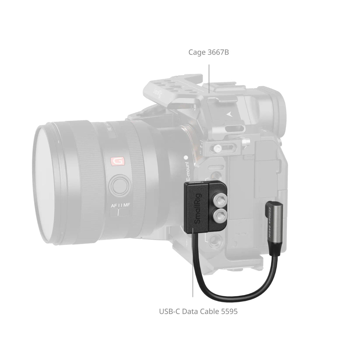 SmallRig USB-C Data Cable (Male to Female)