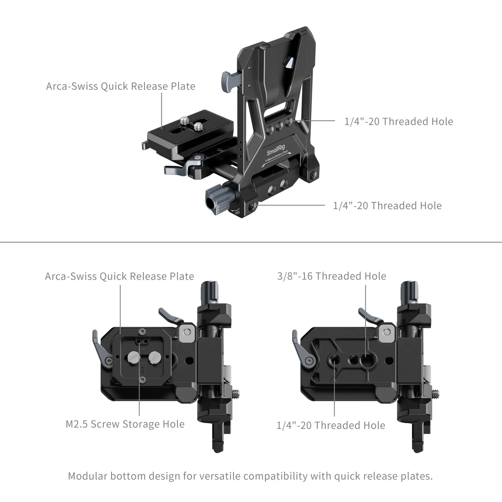 SmallRig VB99 Mini V Mount Battery Kit - 5048