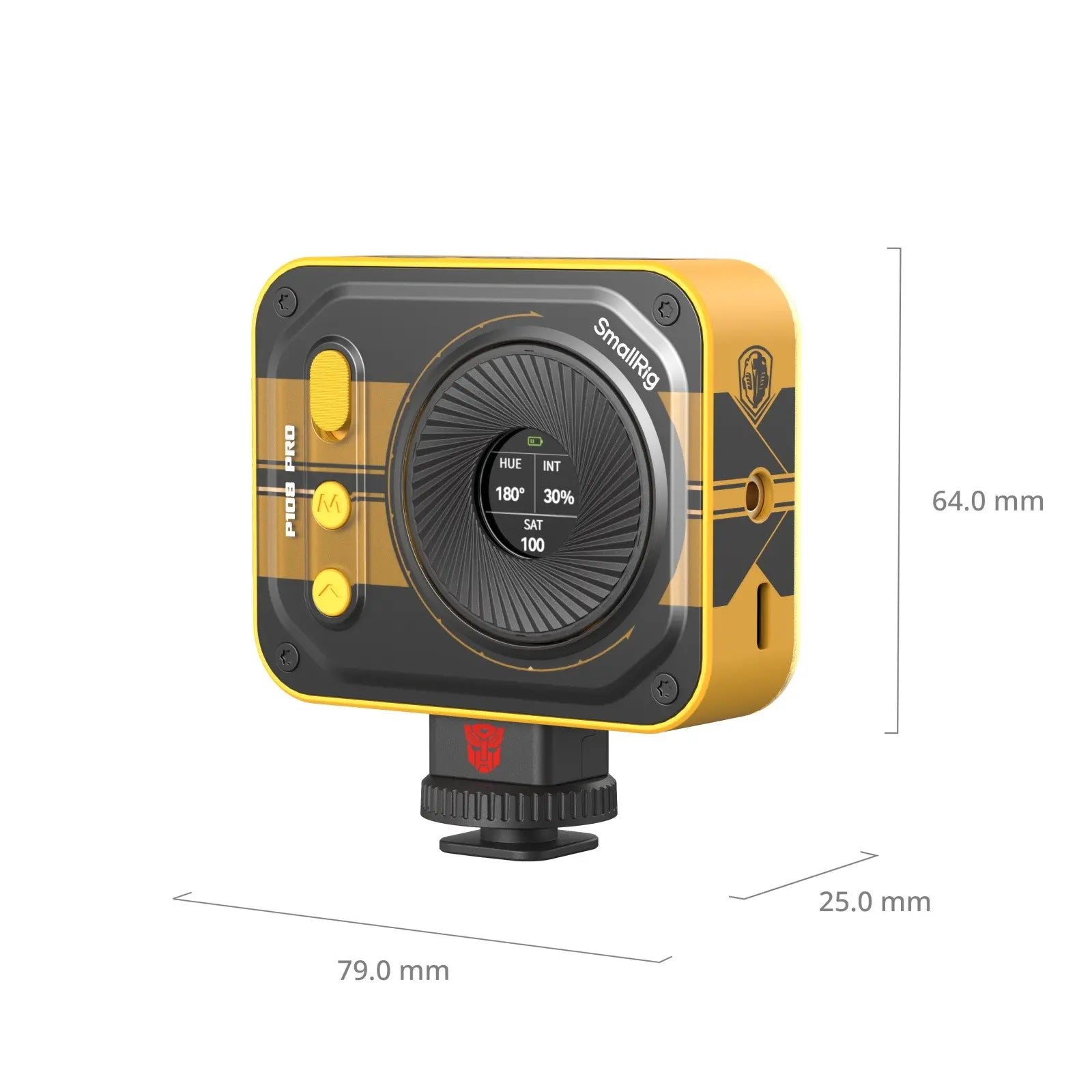 SmallRig Vibe P108 Pro mini LED Video Light - BumbleBee Edition