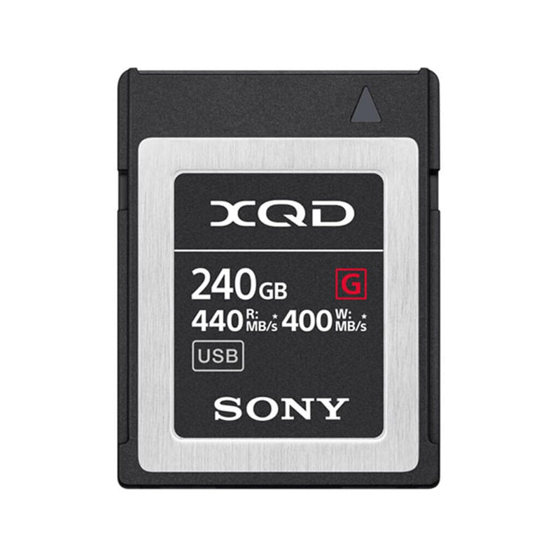 Sony 240GB XQD Flash Memory Card - G Series (Read 440MB/s and Write 400MB/s)