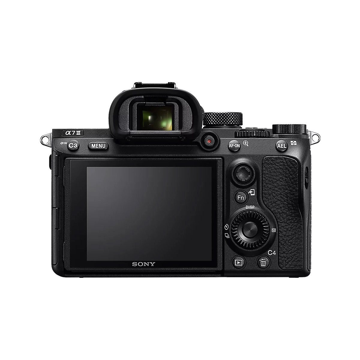 Sony Alpha a7 III Mirrorless Camera back angle