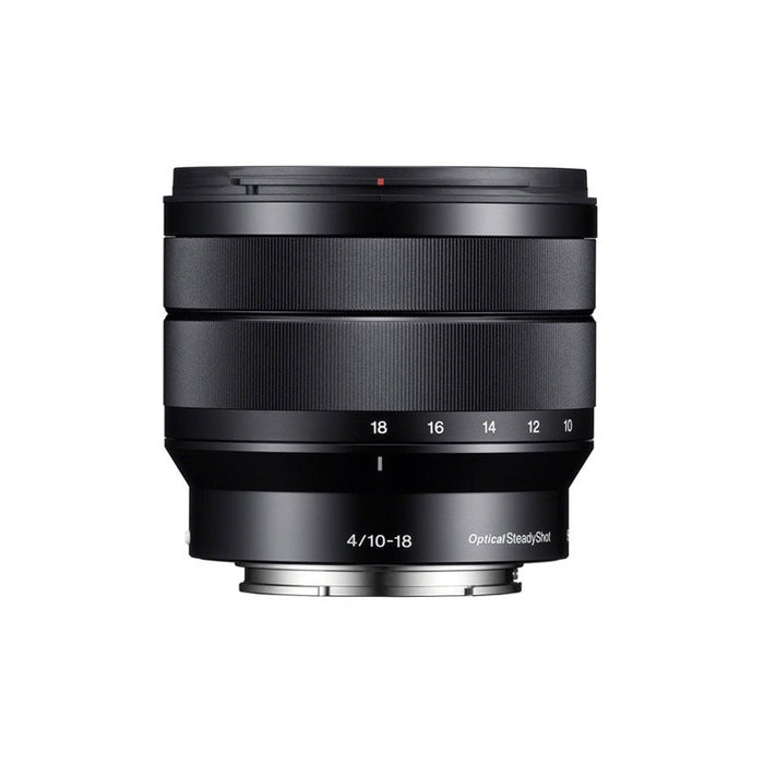 Sony E 10-18mm F4 OSS Lens top