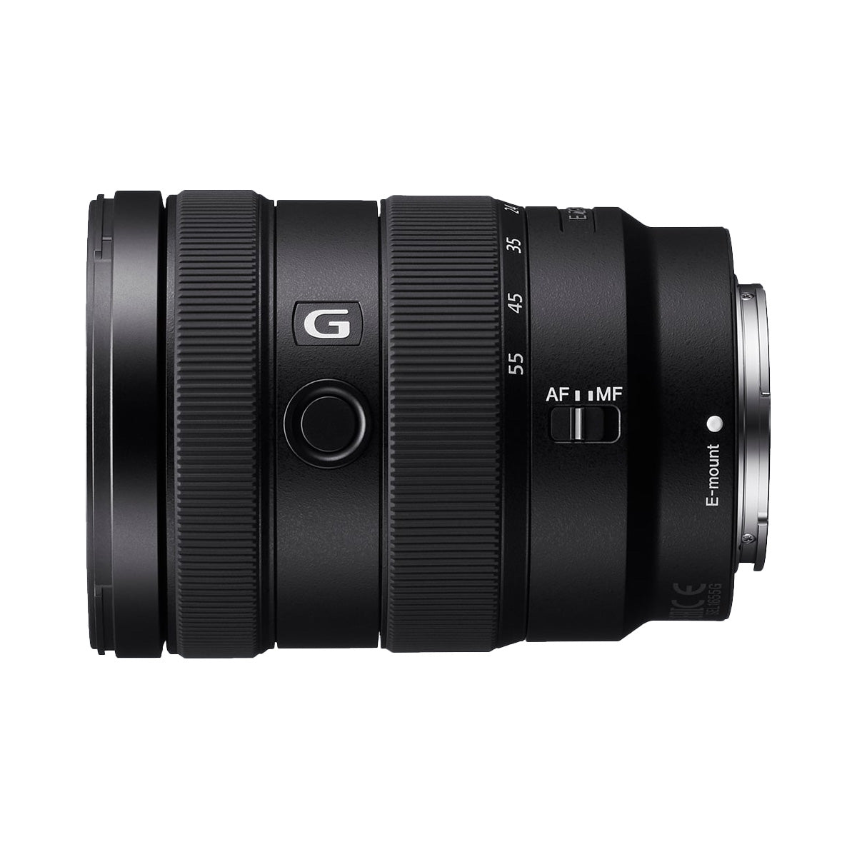 Sony E 16-55mm f2.8 G Wide Angle Portrait Lens side