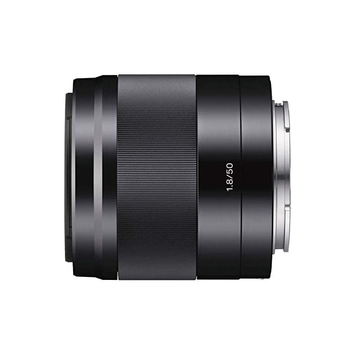 Sony E 50mm f1.8 OSS Lens side