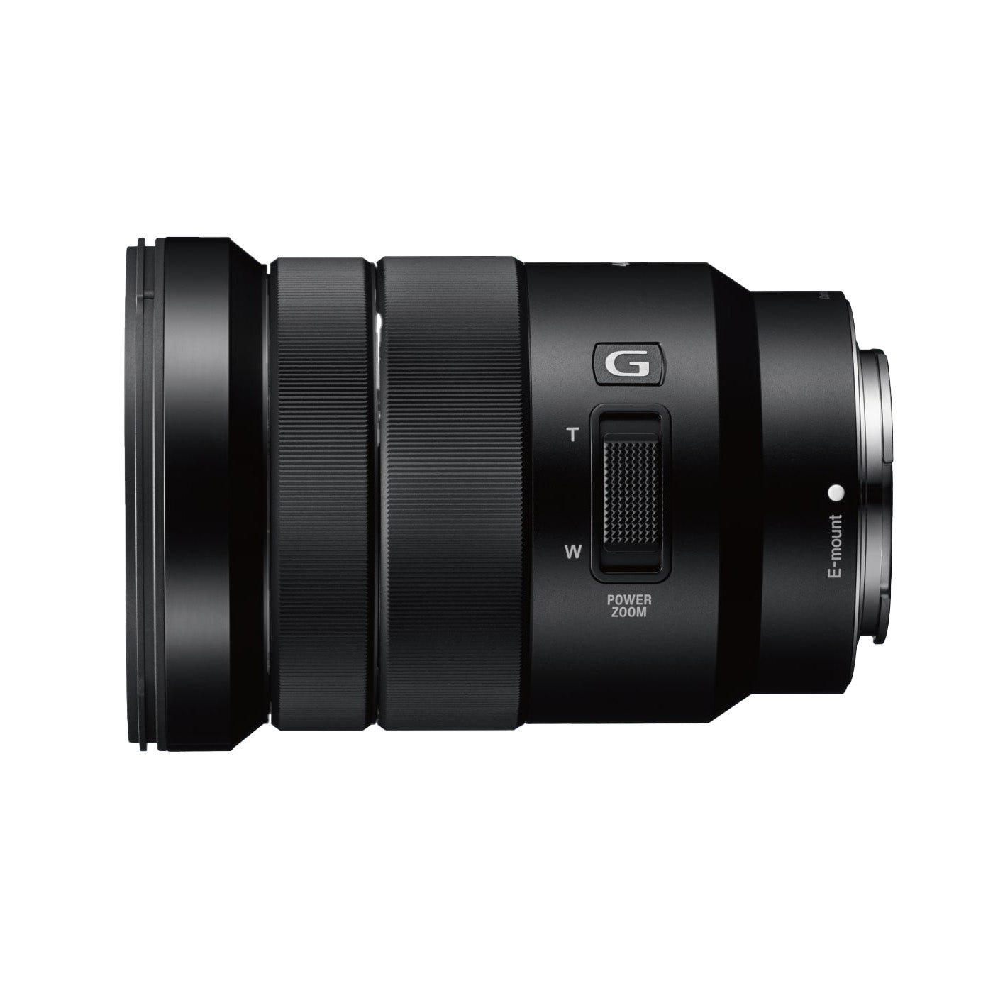 Sony E PZ 18-105mm f4 G OSS Standard Zoom Lens side