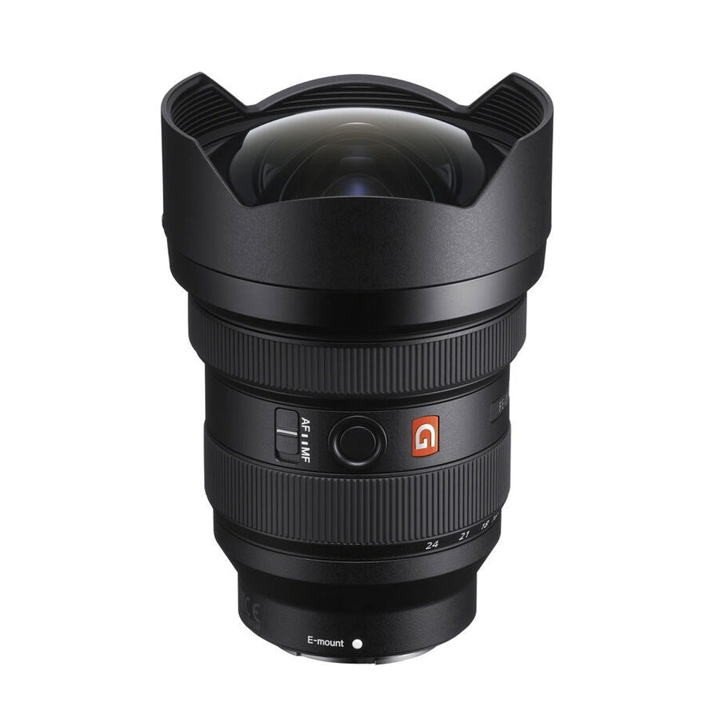 Sony FE 12-24mm f2.8 GM Lens top angle