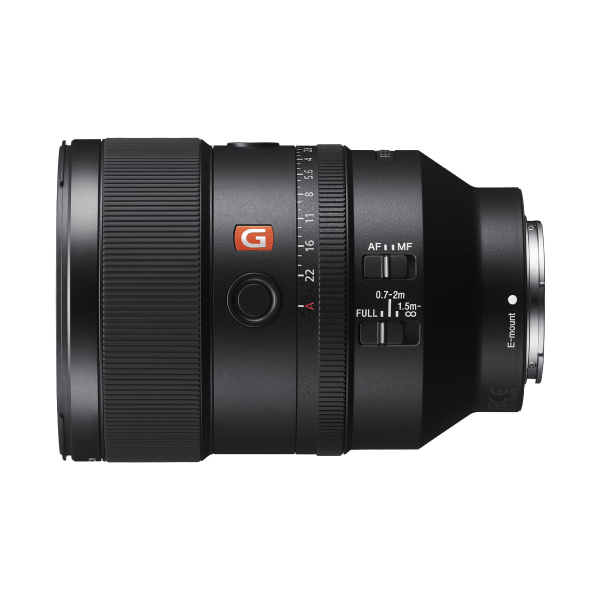 Sony FE 135mm f1.8 GM Lens side