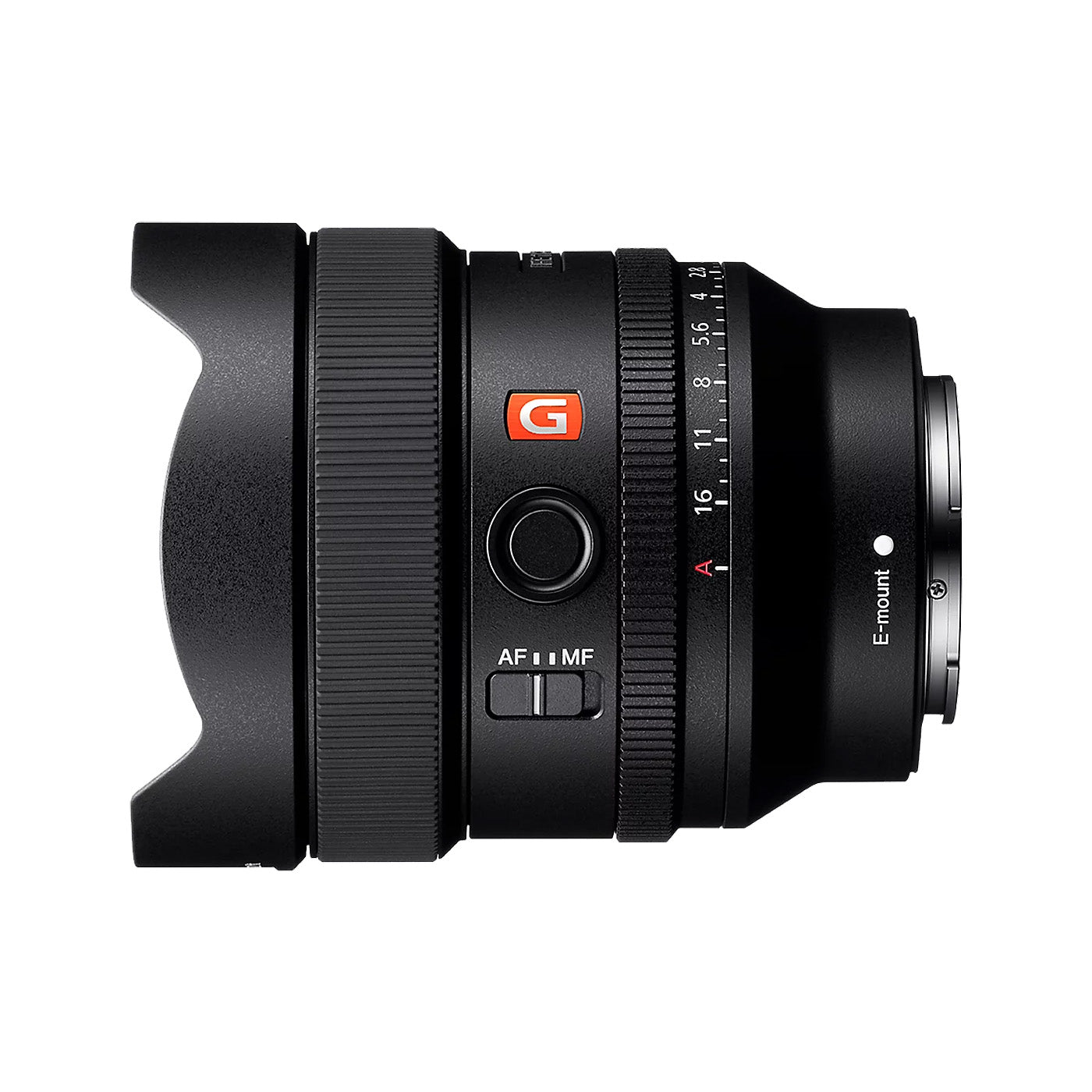 Sony FE 14mm f1.8 GM Lens side