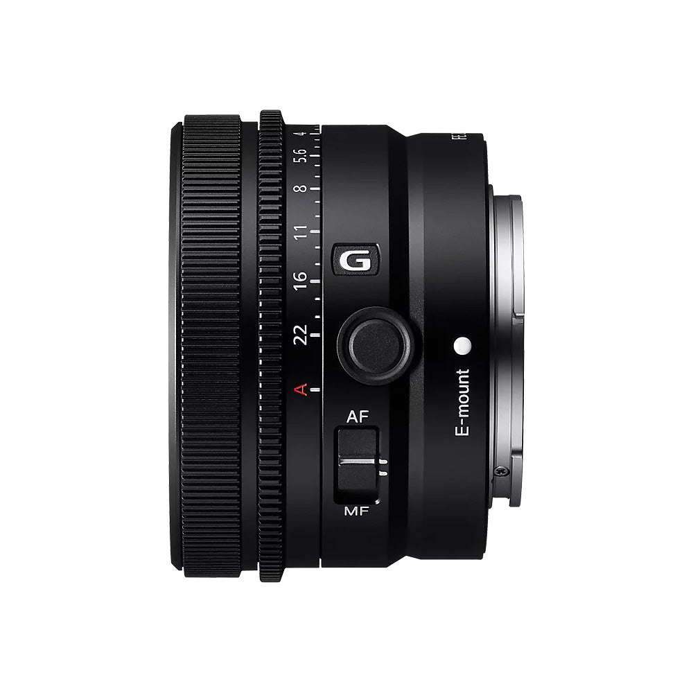 Sony FE 40mm f2.5 G Lens side