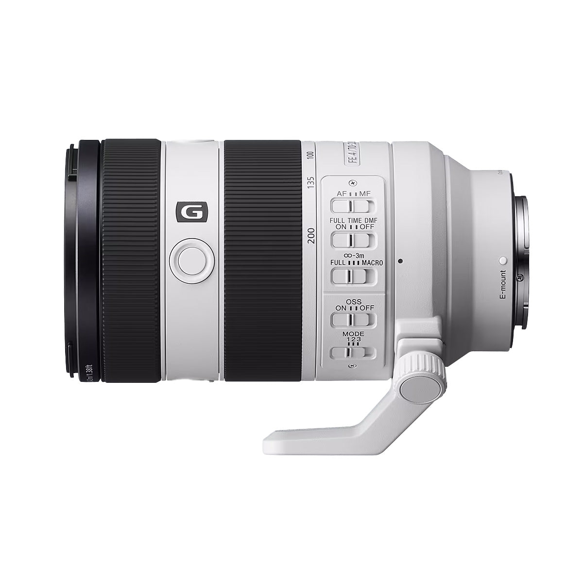 Sony FE 70-200mm F4 G OSS II Lens side