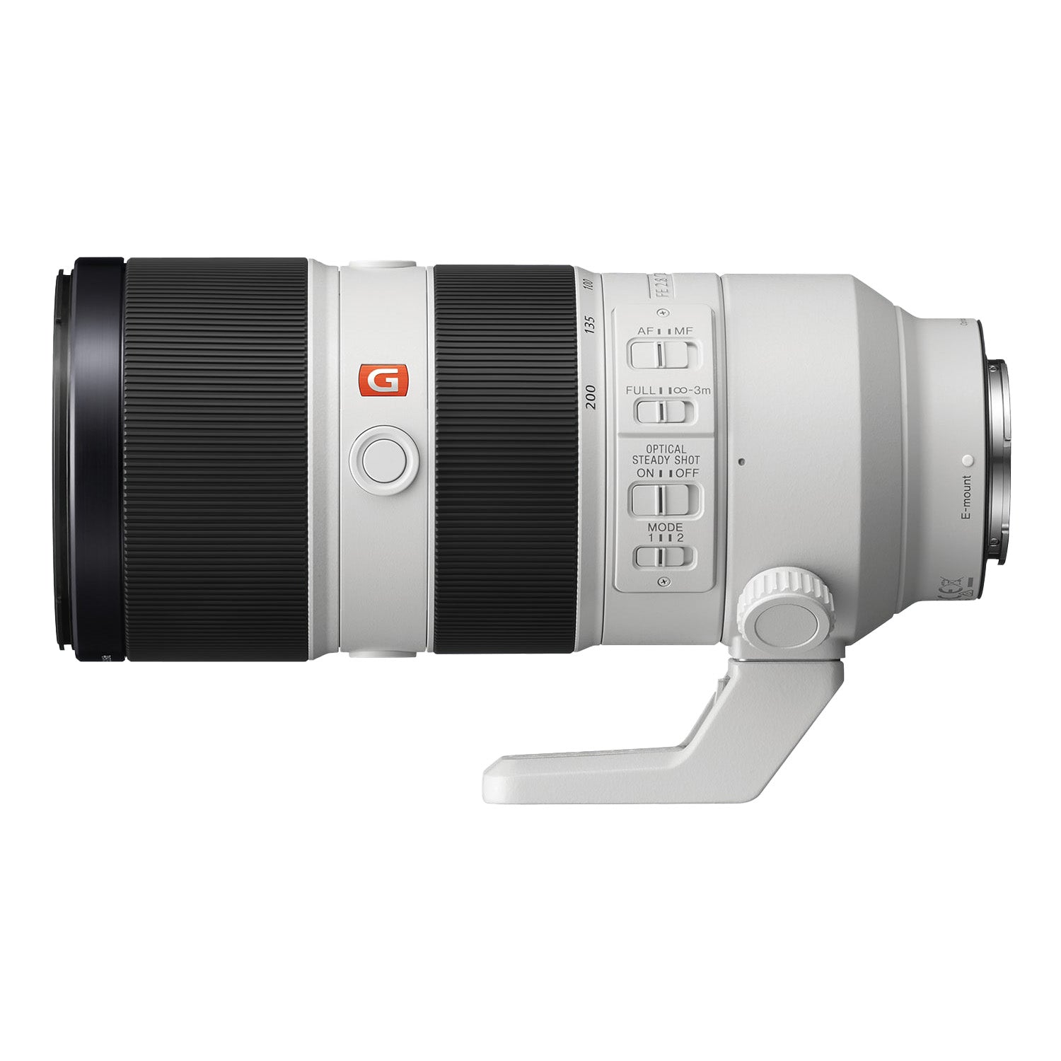 Sony FE 70-200mm f2.8 GM Lens side