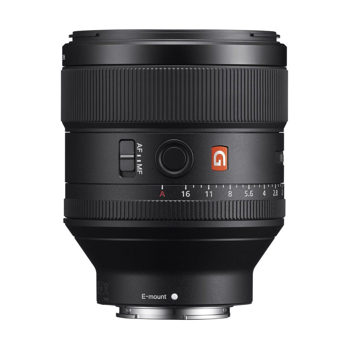 Sony FE 85mm f1.4 GM top