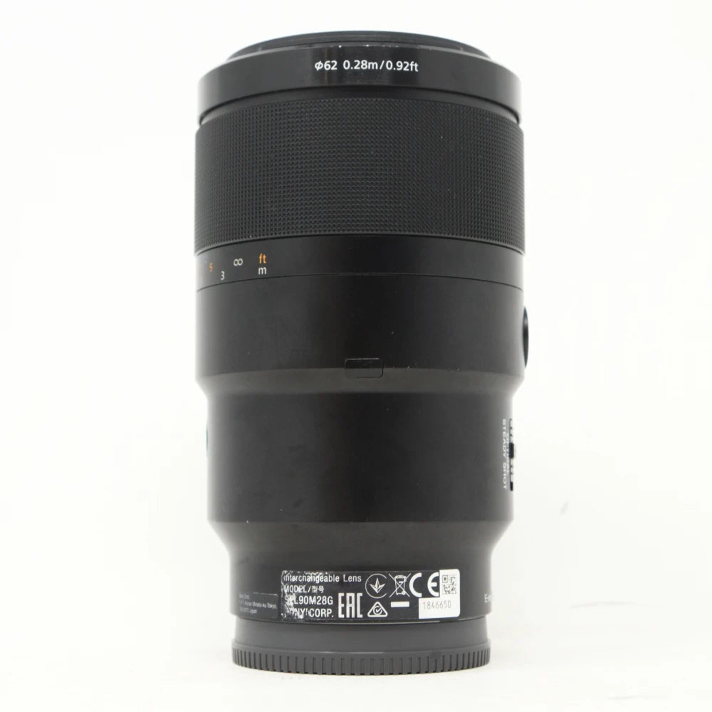 Used Sony FE 90mm F2.8 Macro OSS Lens (Boxed SH45599)