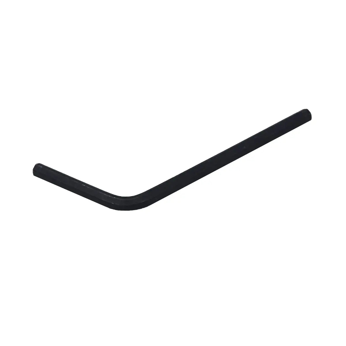 Black metal bracket on a white background
