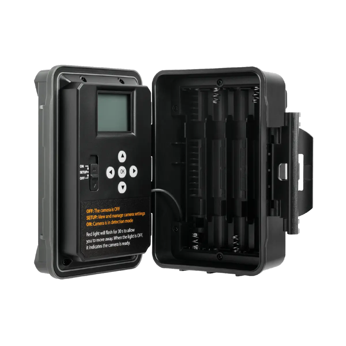 Spypoint FORCE-24 Trail Camera inside angle