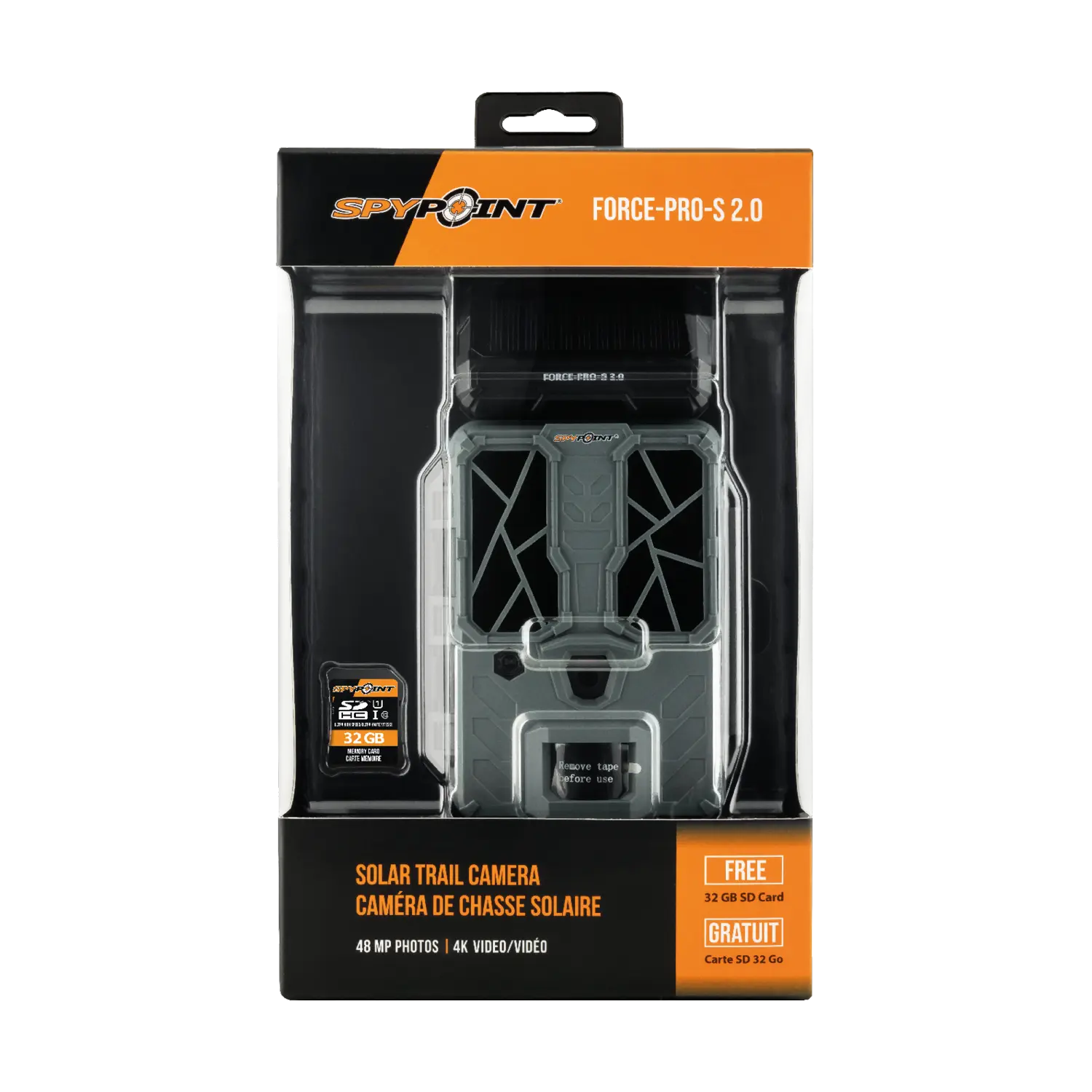 Spypoint Force-Pro-S 2.0 - Solar Trail Camera