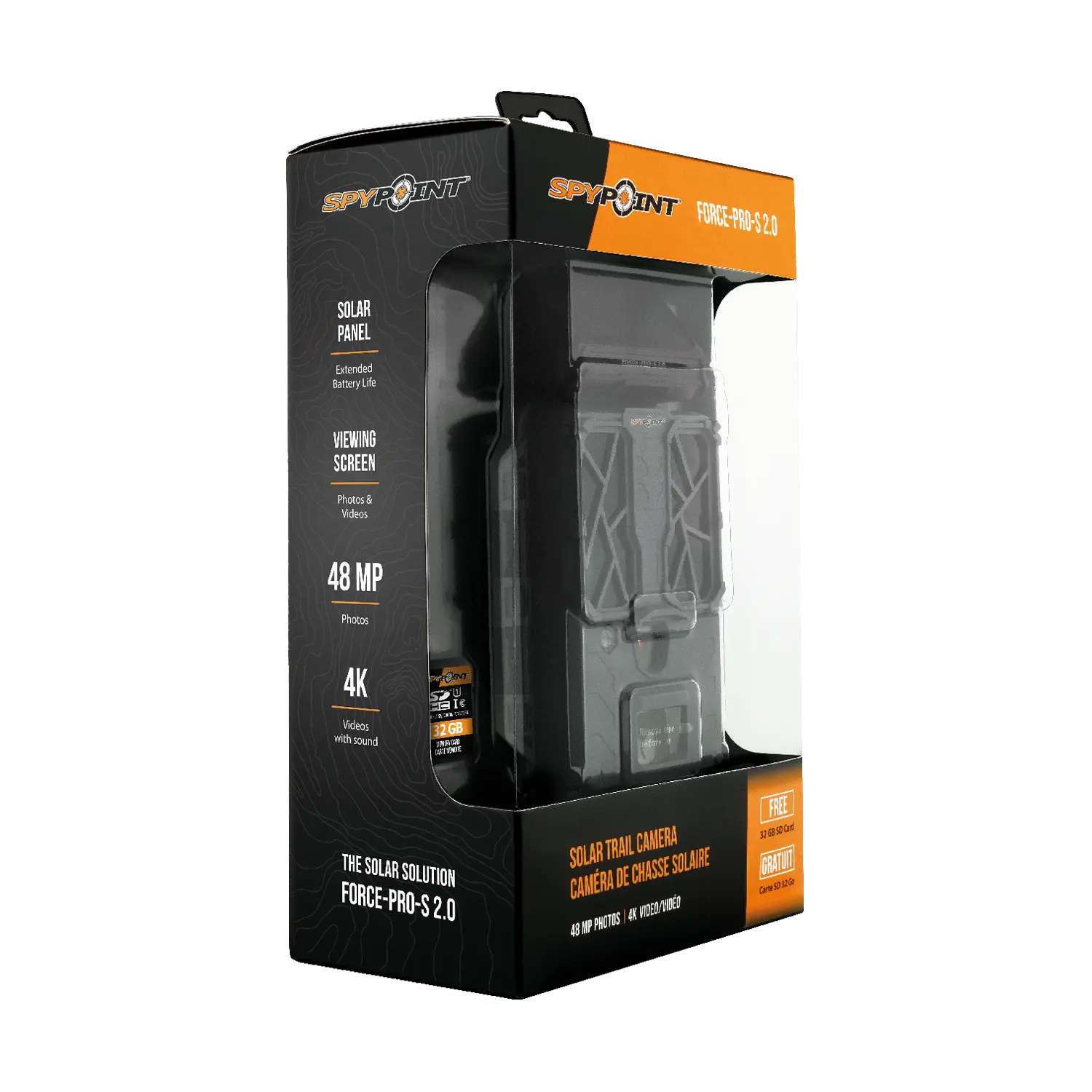 Spypoint Force-Pro-S 2.0 - Solar Trail Camera