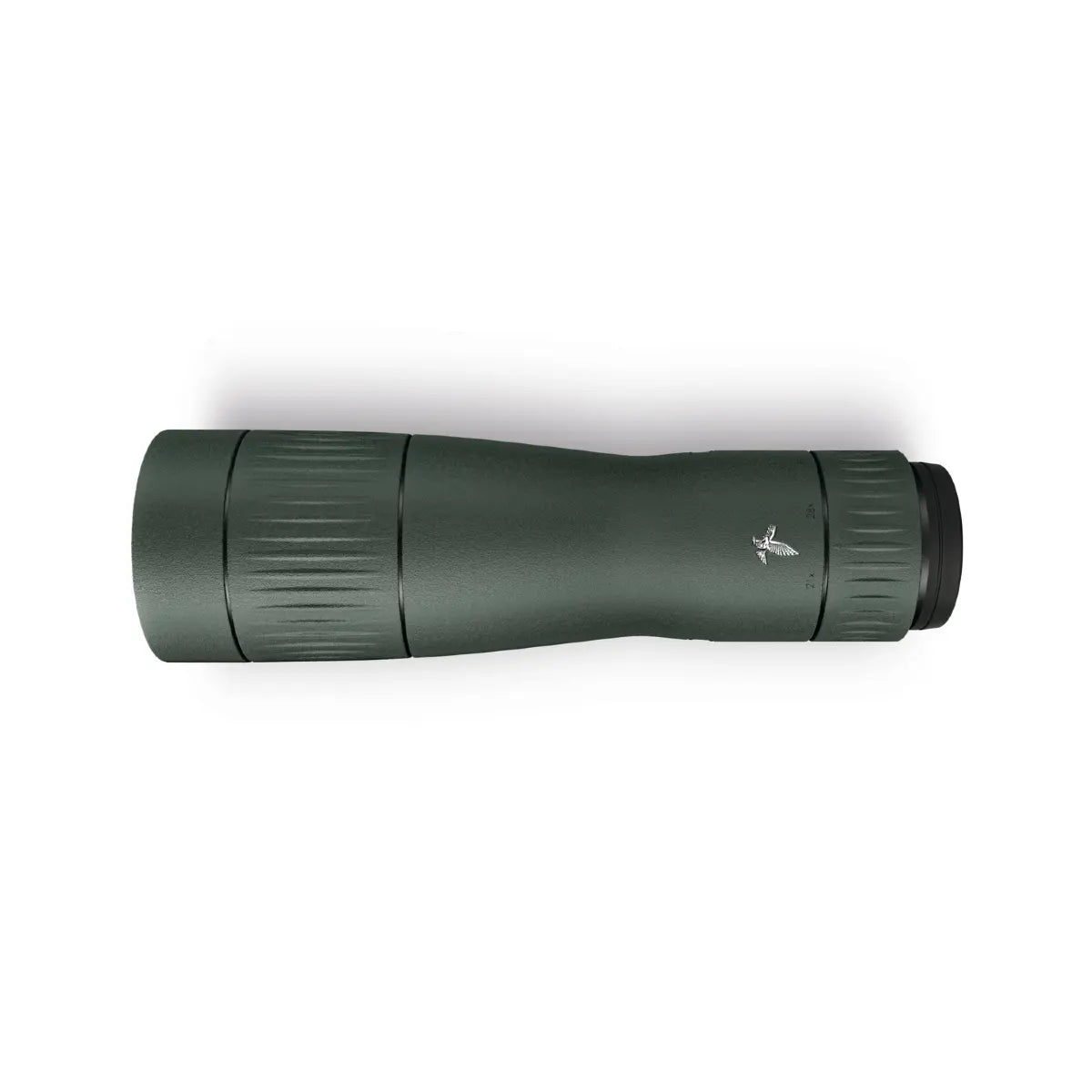 Green monocular on a white background