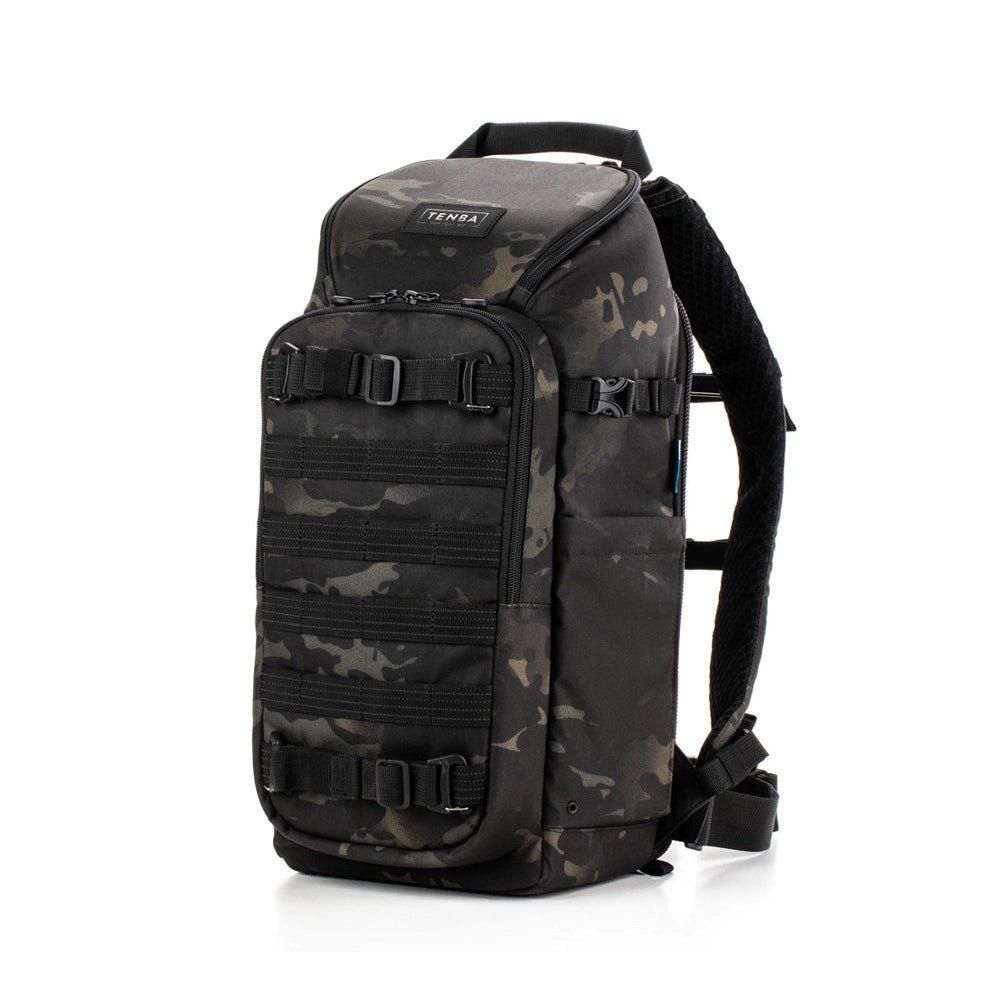 Tenba Axis v2 16L Backpack - MultiCam Black front angle